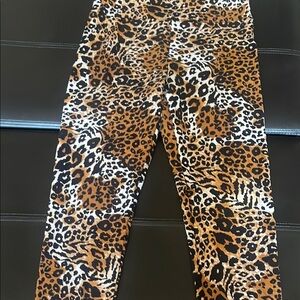 Leopard Print Kids Leggings